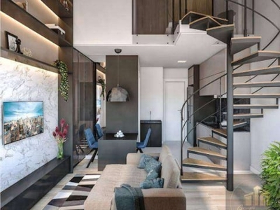 Loft com 2 quartos à venda, 51 m² por R$ 372.900 - Tingui - Curitiba/PR
