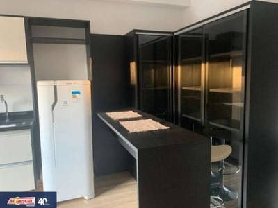 Studio mobiliado com 1 dormitório para alugar, 36m² vila augusta - por 1.925,00