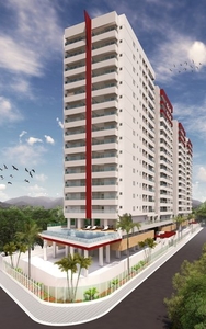 Apartamento para venda com 72 metros quadrados com 2 quartos em Caiçara - Praia Grande - S