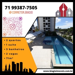 Apartamento para venda tem 71 metros quadrados com 2 quartos em Stiep - Salvador - BA