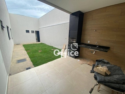 Casa com 3 quartos à venda, 150 m² por R$ 540.000 - Residencial Flor do Cerrado - Anápolis