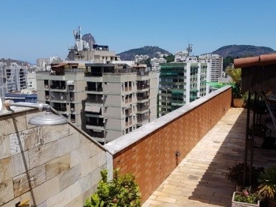 Cobertura para venda possui 421 metros quadrados com 4 quartos em Laranjeiras - Rio de Jan