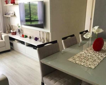 Apartamento 58m² bem distribuído com suíte e 2 vagas