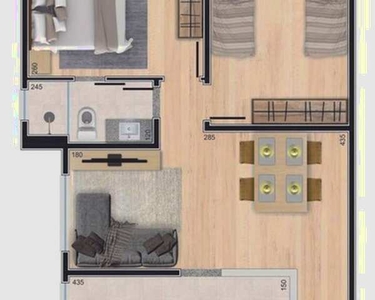 APARTAMENTO com 2 dormitórios à venda por R$ 315.000,00 no bairro Santa Cândida - CURITIBA