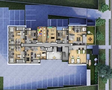 APARTAMENTO com 2 dormitórios à venda por R$ 427.900,00 no bairro Novo Mundo - CURITIBA