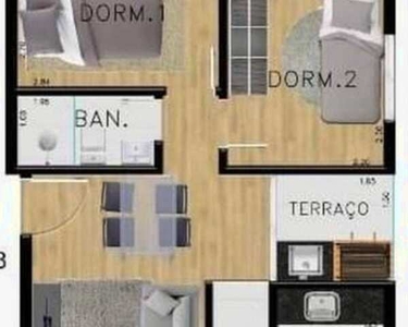 Apartamento com 2 dormitórios Novo - 500m metrô Carrão - R$ 365.000 - Tatuapé - São Paulo