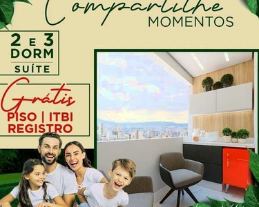 Apartamento no Urbanova com 68 m² com 3 dormitórios e 1 suíte