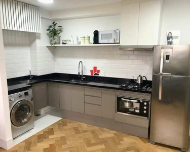 Apartamento Studio de 33m² de 1 Dormitório, Sala, Cozinha e Lavanderia integradas no Tat