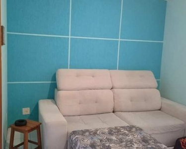 Apartamento térreo para venda com 1 quarto e quintal em Gonzaga - Santos - SP