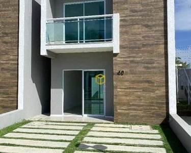 Casa em condomínio com 3 dormitórios à venda, 100 m² por R$ 366.000 - Centro - Eusébio/CE