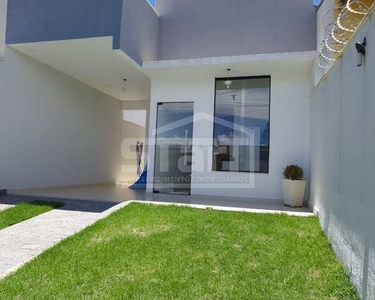 Casa nova com arquitetura moderna no bairro Portal do Sol em Lagoa Santa - MG