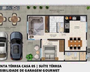 Casa para venda em condomínio fechado com 123,72 m2 sendo 3/4. Ipitanga- Lauro de Freitas