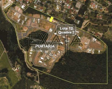 Terreno à venda no Condomínio Reserva Santa Paula, Cotia, - LOTE plano com 381,47m² com to