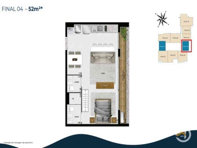 Apartamento com 1 quarto à venda no bairro Setor Marista, 84m²