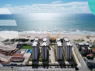Apartamento com 2 dormitórios à venda, 38 m² por r$ 235.000,00 - praia do futuro - fortaleza/ce