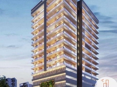 Apartamento com 2 dormitórios à venda, 83 m² por r$ 615.226,00 - boqueirão - praia grande/sp