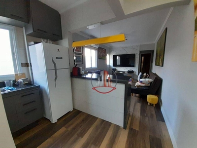 Apartamento em Boqueirão, Praia Grande/SP de 60m² 1 quartos à venda por R$ 409.000,00
