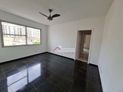 Apartamento em Ponta da Praia, Santos/SP de 110m² 2 quartos para locação R$ 3.800,00/mes