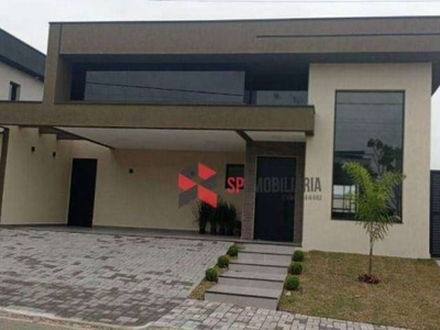 Casa com 3 dormitórios, 150 m² - venda por r$ 990.000,00 ou aluguel por r$ 5.530,00/mês - condomínio terras do vale - caçapava/sp