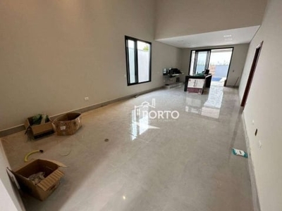 Casa com 3 dormitórios à venda, 210 m² - residencial damha - piracicaba/sp