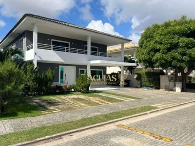 Casa com 4 dormitórios, 372 m² - venda por r$ 3.300.000 ou aluguel por r$ 16.800/mês - pires façanha - eusébio/ce