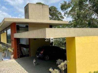 Casa com 4 dormitórios, 680 m² - venda por r$ 2.300.000,00 ou aluguel por r$ 13.842,00/mês - vila real moinho velho - embu das artes/sp