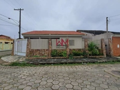 Casa para venda em itanhaém, cibratel ii, 5 dormitórios, 2 suítes, 4 banheiros, 6 vagas