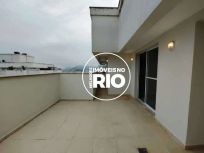 Cobertura com 2 quartos à venda na avenida eixo metropolitano este-oeste, --, barra da tijuca, rio de janeiro, 160 m2 por r$ 1.200.000