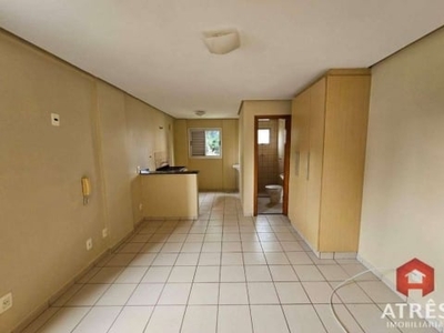Flat com 1 dormitório para alugar, 25 m² por r$ 1.085,00/mês - setor bueno - goiânia/go