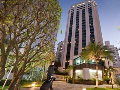 Flat disponível para locação no Ninety Hotel no Jardins, com 33m², 1 dormitório e 1 vaga