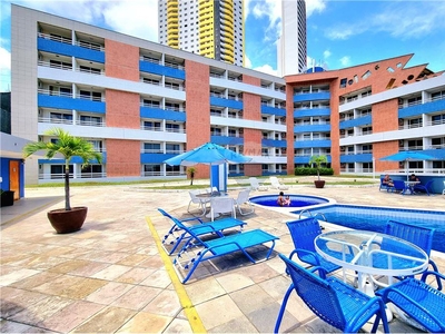 Flat em Ponta Negra, Natal/RN de 33m² 1 quartos à venda por R$ 194.000,00