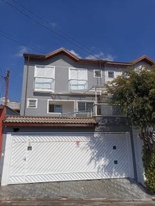 Sobrado a venda no Bairro Jd. Cecilia Maria em Santo Andre, 2 suites, 3 vgs. 107m? mobiliado.