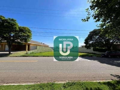 Terreno à venda, 1247 m² por r$ 1.110.000,00 - parque reserva fazenda imperial - sorocaba/sp