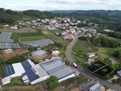 Terreno em Centro, Nova Pádua/RS de 412m² à venda por R$ 157.000,00