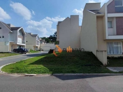 Terreno em condomínio de alto padrão à venda, 135 m² por r$ 455.000 - santa cândida - curitiba/pr