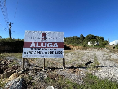 Terreno em Pomarosa, Bento Gonçalves/RS de 2000m² para locação R$ 5.500,00/mes