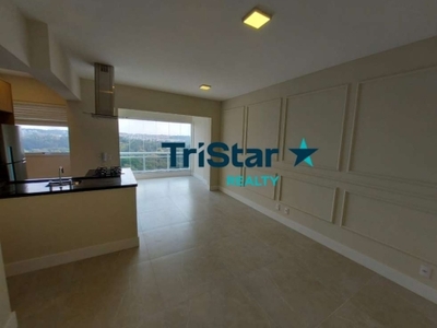 Tristar realty imobiliaria - ap00005 - apartamento mobiliado com vista em excelente localizacao - sky towers -