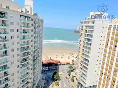 Apartamento em Barra Funda, Guarujá/SP de 53m² 1 quartos à venda por R$ 354.000,00