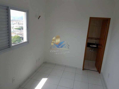 Apartamento em Parque Bitaru, São Vicente/SP de 49m² 1 quartos à venda por R$ 201.000,00
