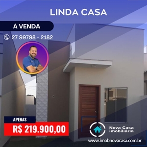 Casa em Canivete, Linhares/ES de 55m² 2 quartos à venda por R$ 218.900,00