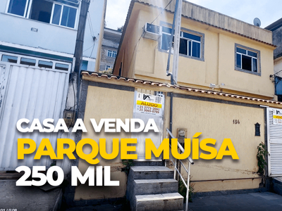 Casa em Parque Muísa, Duque de Caxias/RJ de 65m² 2 quartos à venda por R$ 249.000,00 ou para locação R$ 1.100,00/mes