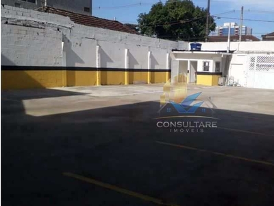 Terreno em Embaré, Santos/SP de 438m² para locação R$ 6.000,00/mes