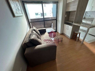Apartamento com 1 dormitório para alugar, 49 m² por r$ 2.410,00/mês - novo centro - maringá/pr