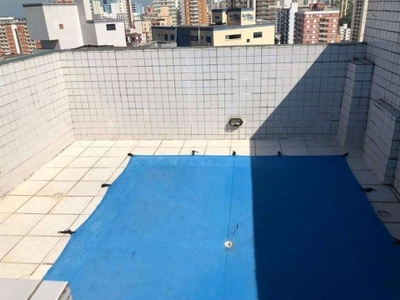 Cobertura com 3 dorms, vila tupi, praia grande - r$ 849 mil, cod: 1079