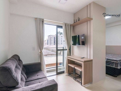 Studio para alugar, 24 m² por r$ 2.850,00/mês - água verde - curitiba/pr