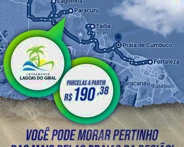 Loteamento em paracuru a 900 Metros da Praia! OF.OBB2