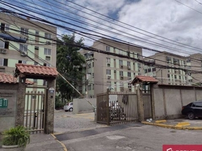 Apartamento com 2 dormitórios à venda, 47 m² por r$ 160.000,00 - pechincha - rio de janeiro/rj