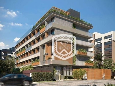 Apartamento garden com 1 dormitório à venda, 20 m² por r$ 469.078,05 - cabo branco - joão pessoa/pb