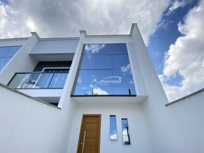 Casa em condomínio fechado com 2 quartos à venda na apolônia von buettner, 114, água verde, blumenau, 90 m2 por r$ 399.000