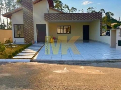 Casa em condomínio fechado com 3 quartos à venda na estrada mineração ouro branco, granja cristiana, vargem grande paulista, 220 m2 por r$ 990.000